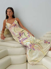 Isakaia Beaded Maxi Dress Floral / Multi