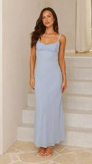 Margo Midi Dress - Blue