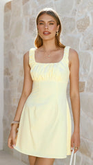Adley Mini Dress - Butter