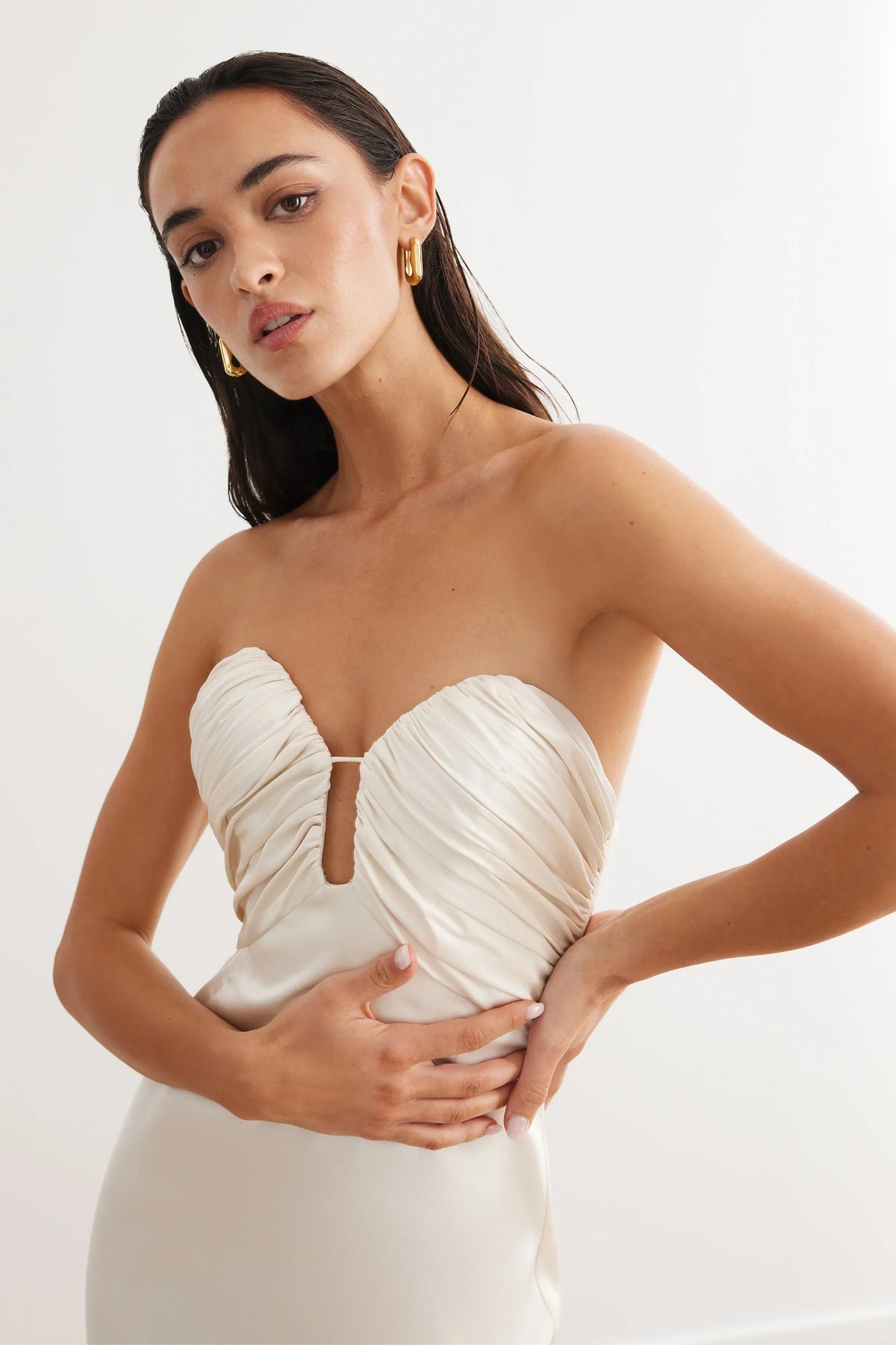 Magnolia Dress - Oyster